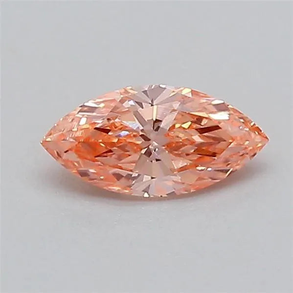 0.21ct Marquise Lab Grown Diamond (Colour Fancy Vivid Pink, Clarity VS1, IGI Certified)