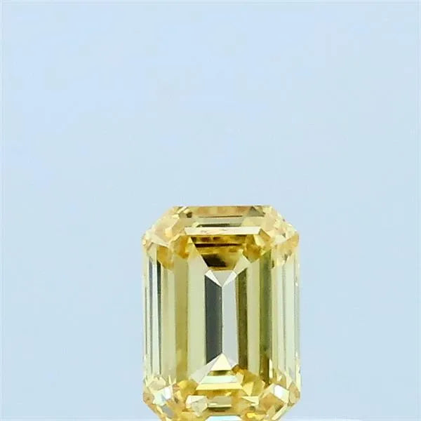 0.31ct Emerald Lab Grown Diamond (Colour Fancy Intense Yellow, Clarity VVS2, IGI Certified)