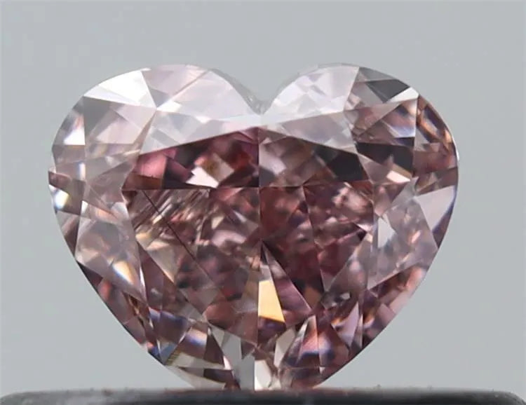 0.32ct Heart Natural Diamond (Colour Fancy Pink, Clarity VS1, GIA Certified)