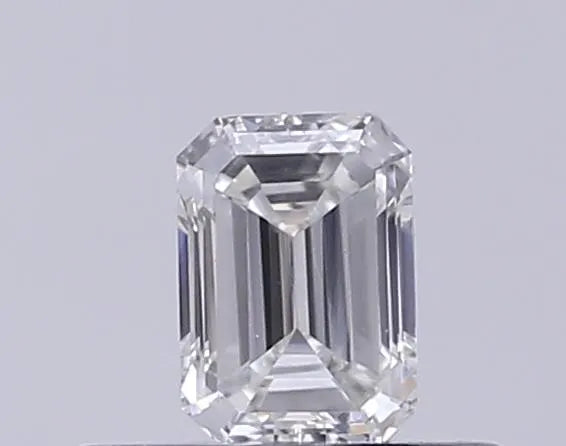 0.33ct Emerald Lab Grown Diamond (Colour G, Clarity VVS2, IGI Certified)