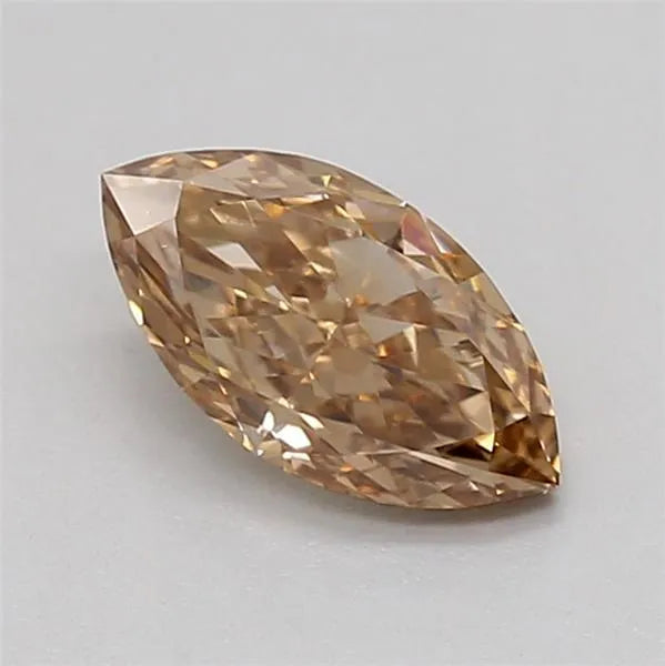 0.36ct Marquise Lab Grown Diamond (Colour Fancy Light Brown, Clarity VS1, IGI Certified)