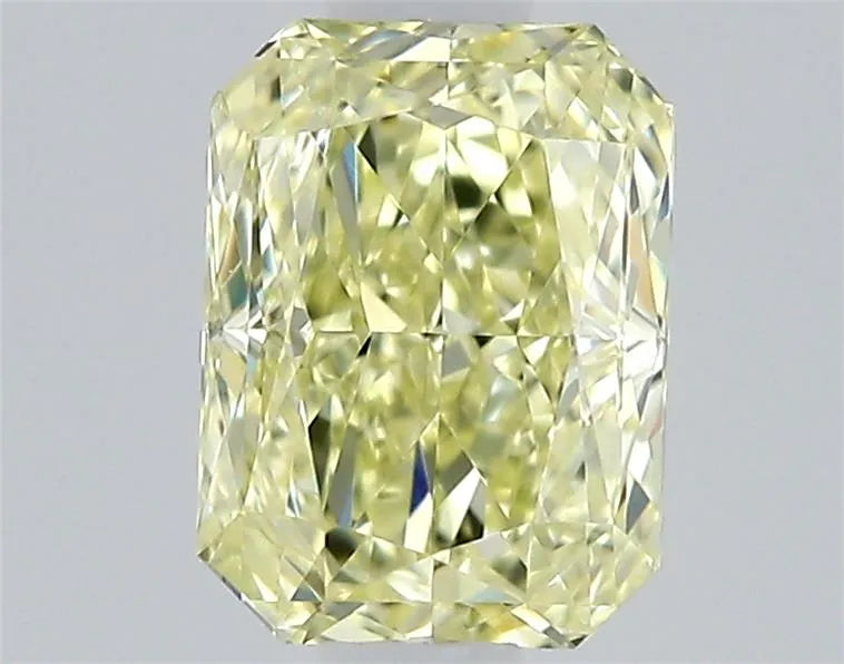 0.36ct Radiant Natural Diamond (Colour Fancy Light Yellow, Clarity VVS2, Cut EX, GIA Certified)