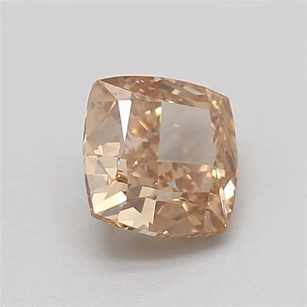 0.38ct Cushion modified Lab Grown Diamond (Colour Fancy Orangey Brown, Clarity VVS2, IGI Certified)