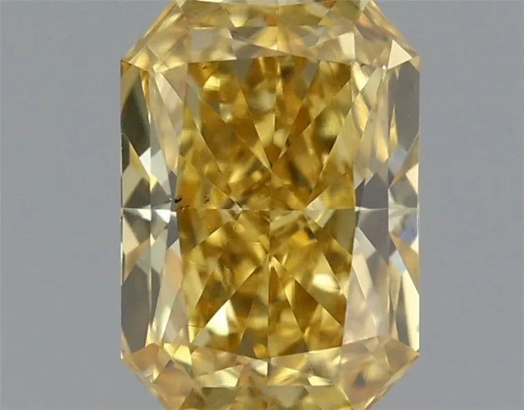0.39ct Radiant Lab Grown Diamond (Colour Fancy Vivid Yellow, Clarity VS1, IGI Certified)