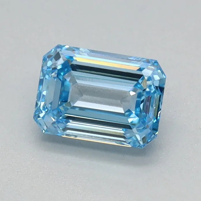 0.48ct Emerald Lab Grown Diamond (Colour Fancy Intense Blue, Clarity VS1, IGI Certified)