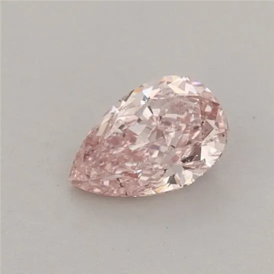 0.50ct Pear Lab Grown Diamond (Colour Fancy Intense Pink, Clarity VS2, IGI Certified)