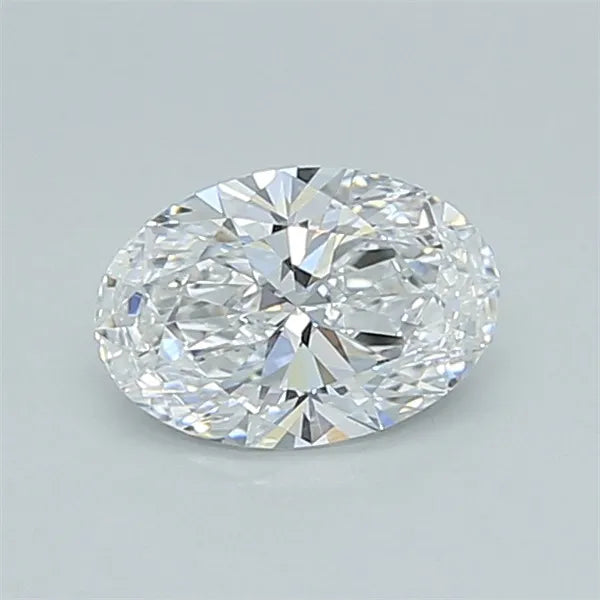 0.51ct Oval Lab Grown Diamond (Colour D, Clarity VVS2, IGI Certified)