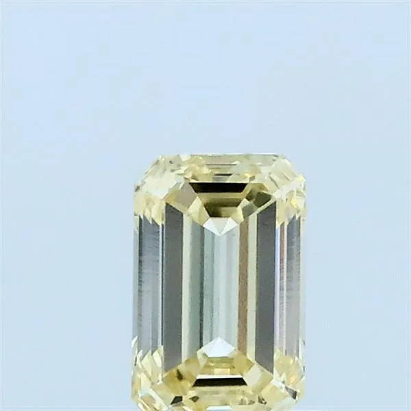 0.52ct Emerald Lab Grown Diamond (Colour Fancy Light Yellow, Clarity VS1, IGI Certified)