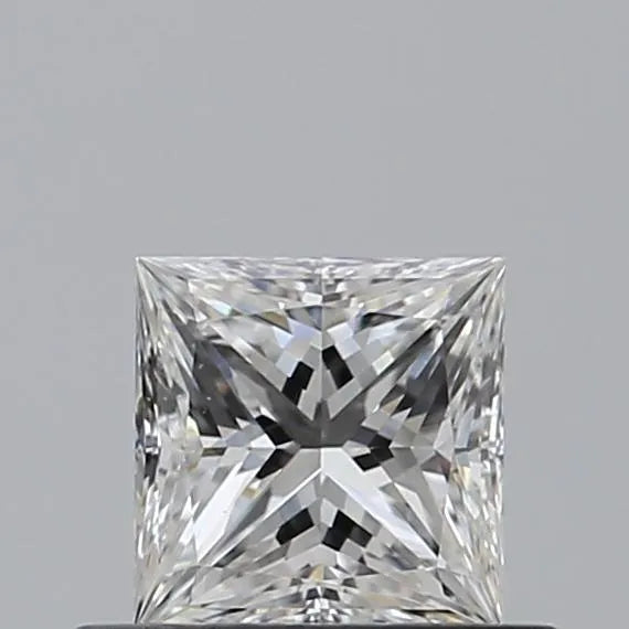 0.52ct Princess Natural Diamond (Colour F, Clarity VS1, GIA Certified)
