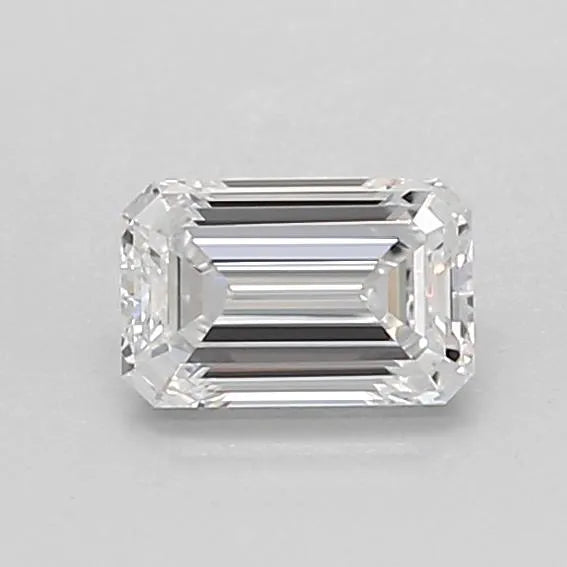 0.55ct Emerald Lab Grown Diamond (Colour D, Clarity IF, IGI Certified)