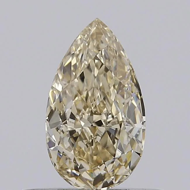 0.55ct Pear Lab Grown Diamond (Colour Fancy Light Yellow, Clarity VVS2, IGI Certified)