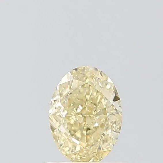0.59ct Oval Lab Grown Diamond (Colour Fancy Intense Yellow, Clarity VS1, IGI Certified)