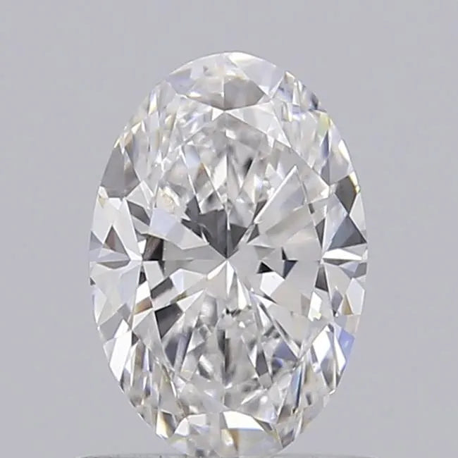 0.66ct Oval Lab Grown Diamond (Colour D, Clarity VVS2, IGI Certified)