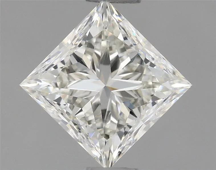 0.66ct Princess Natural Diamond (Colour J, Clarity VVS2, GIA Certified)