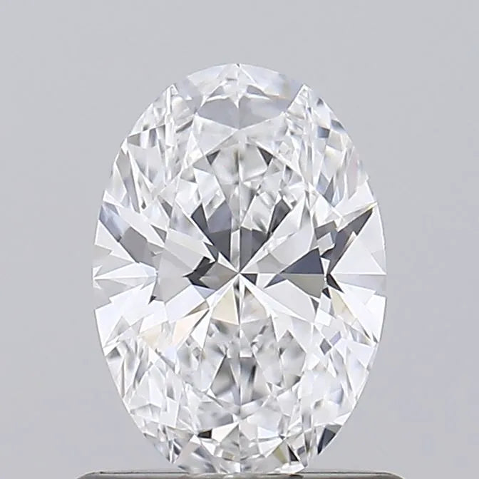 0.68ct Oval Lab Grown Diamond (Colour D, Clarity VVS1, Cut EX, IGI Certified)