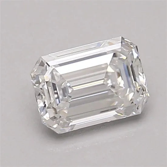 0.71ct Emerald Lab Grown Diamond (Colour D, Clarity IF, Cut EX, IGI Certified)