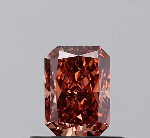 0.72ct Radiant Lab Grown Diamond (Colour Fancy Brown, Clarity VS1, IGI Certified)