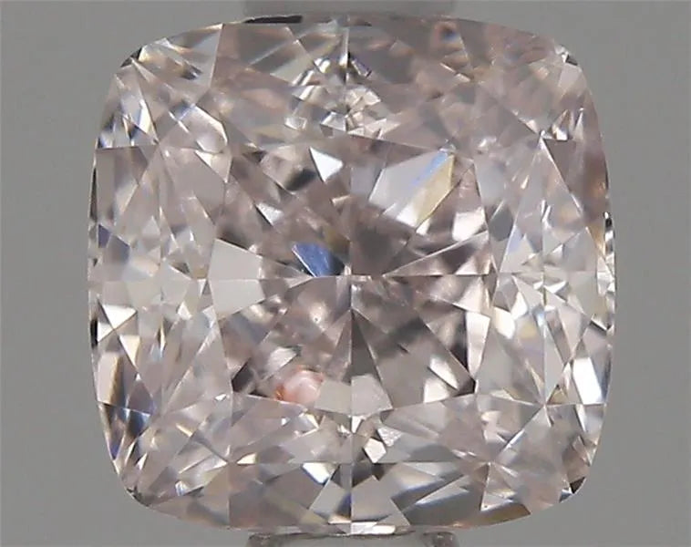 0.73ct Cushion brilliant Natural Diamond (Colour Light Pink, Clarity VS2, GIA Certified)