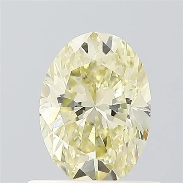 0.73ct Oval Lab Grown Diamond (Colour Fancy Light Yellow, Clarity VS1, IGI Certified)