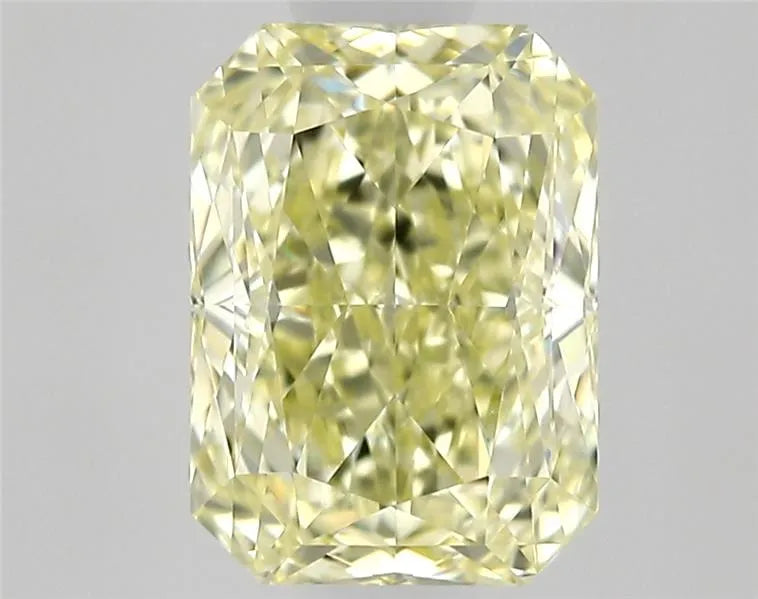 0.81ct Radiant Natural Diamond (Colour Fancy Light Yellow, Clarity IF, Cut EX, GIA Certified)