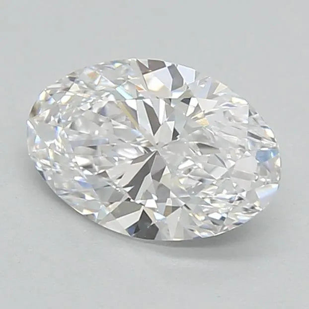 0.90ct Oval Lab Grown Diamond (Colour D, Clarity VVS2, IGI Certified)
