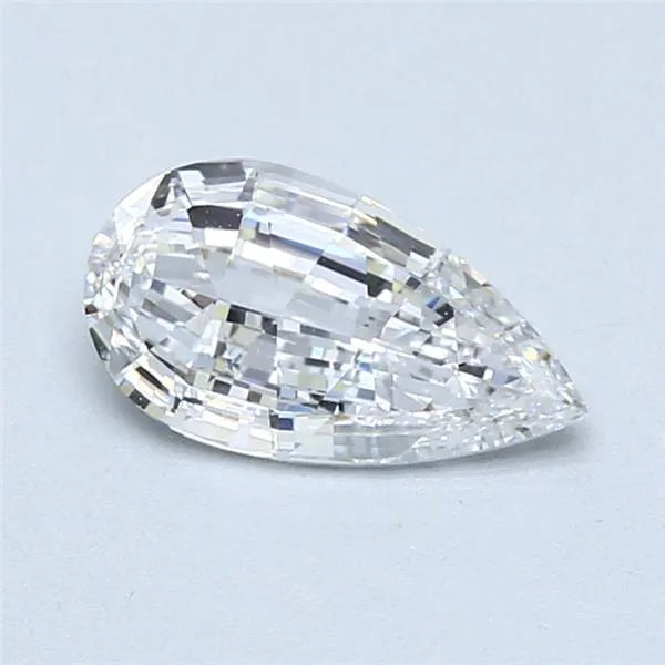0.91ct Pear Natural Diamond (Colour D, Clarity VVS2, GIA Certified)