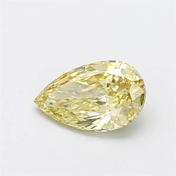 0.93ct Pear Lab Grown Diamond (Colour Fancy Yellow, Clarity VS1, IGI Certified)