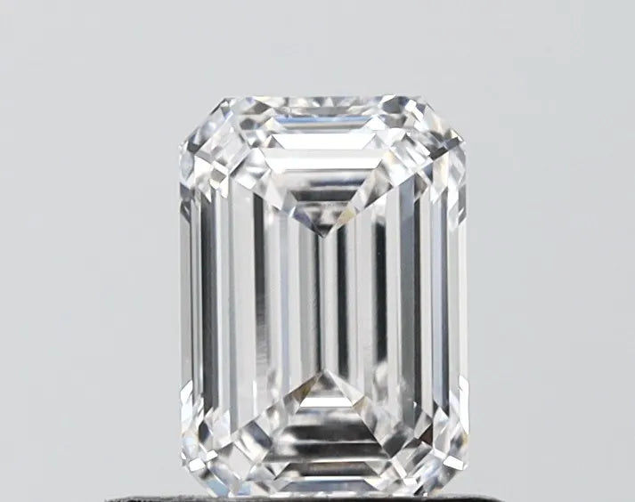 0.97ct Emerald Lab Grown Diamond (Colour D, Clarity IF, IGI Certified)
