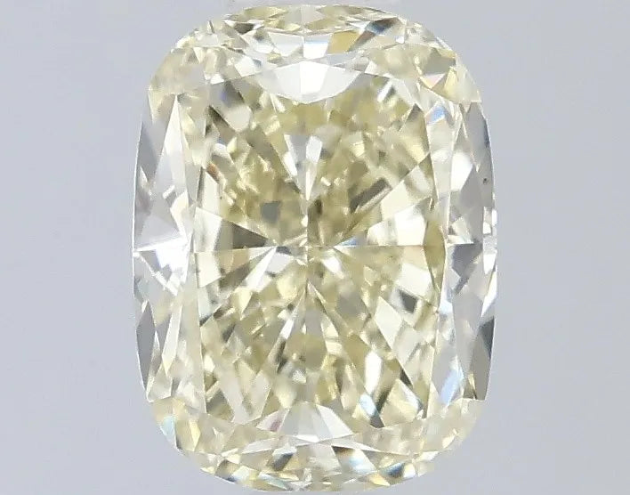 1.00ct Cushion modified Lab Grown Diamond (Colour Fancy Light Yellow, Clarity VS1, IGI Certified)