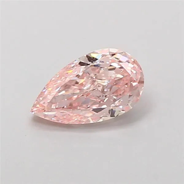 1.00ct Pear Lab Grown Diamond (Colour Fancy Pink, Clarity VVS2, IGI Certified)
