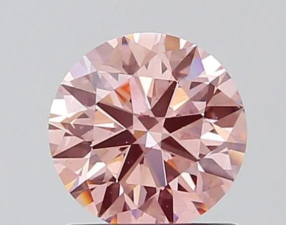 1.00ct Round Lab Grown Diamond (Colour Fancy Intense Pink, Clarity VS2, Cut EX, IGI Certified)