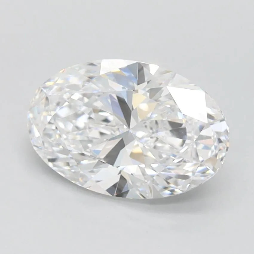 1.01ct Oval Lab Grown Diamond (Colour D, Clarity FL, IGI Certified)
