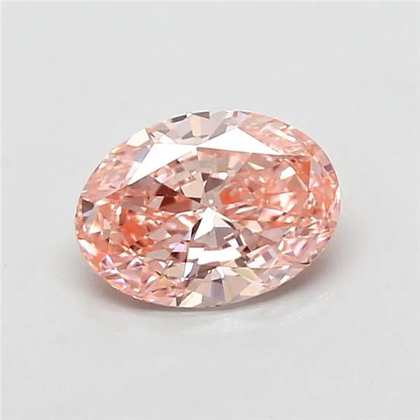 1.01ct Oval Lab Grown Diamond (Colour Fancy Vivid Pink, Clarity VVS2, IGI Certified)