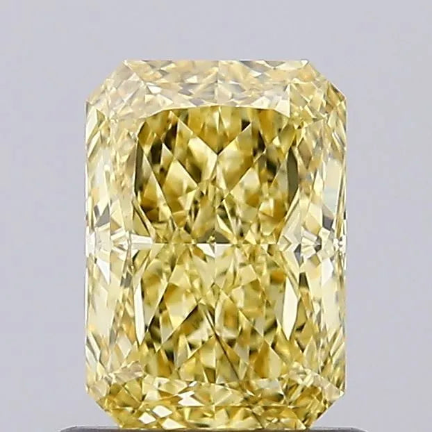 1.01ct Radiant Lab Grown Diamond (Colour Fancy Intense Yellow, Clarity SI1, IGI Certified)