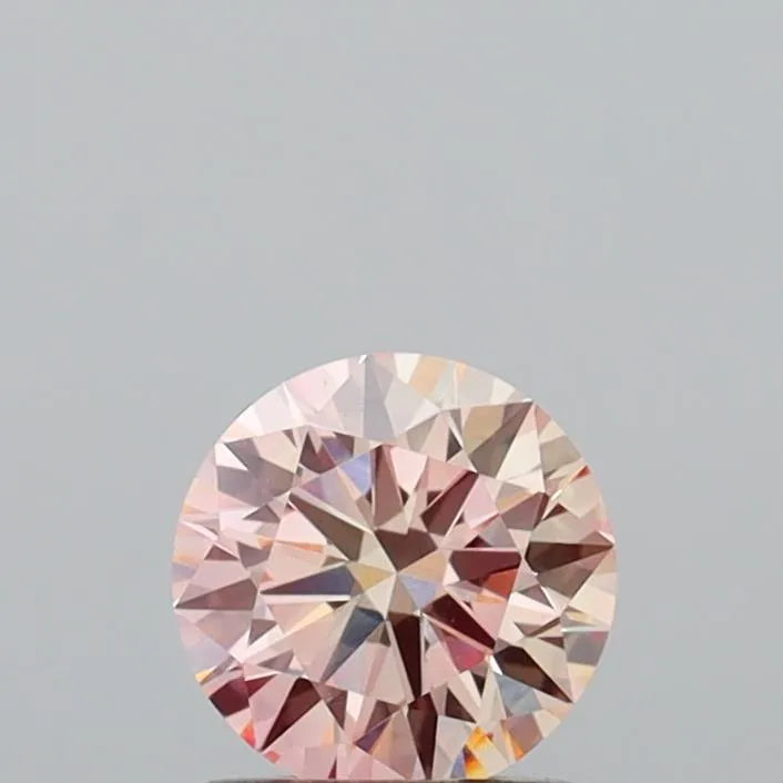 1.01ct Round Lab Grown Diamond (Colour Fancy Pink, Clarity VS1, Cut ID, IGI Certified)