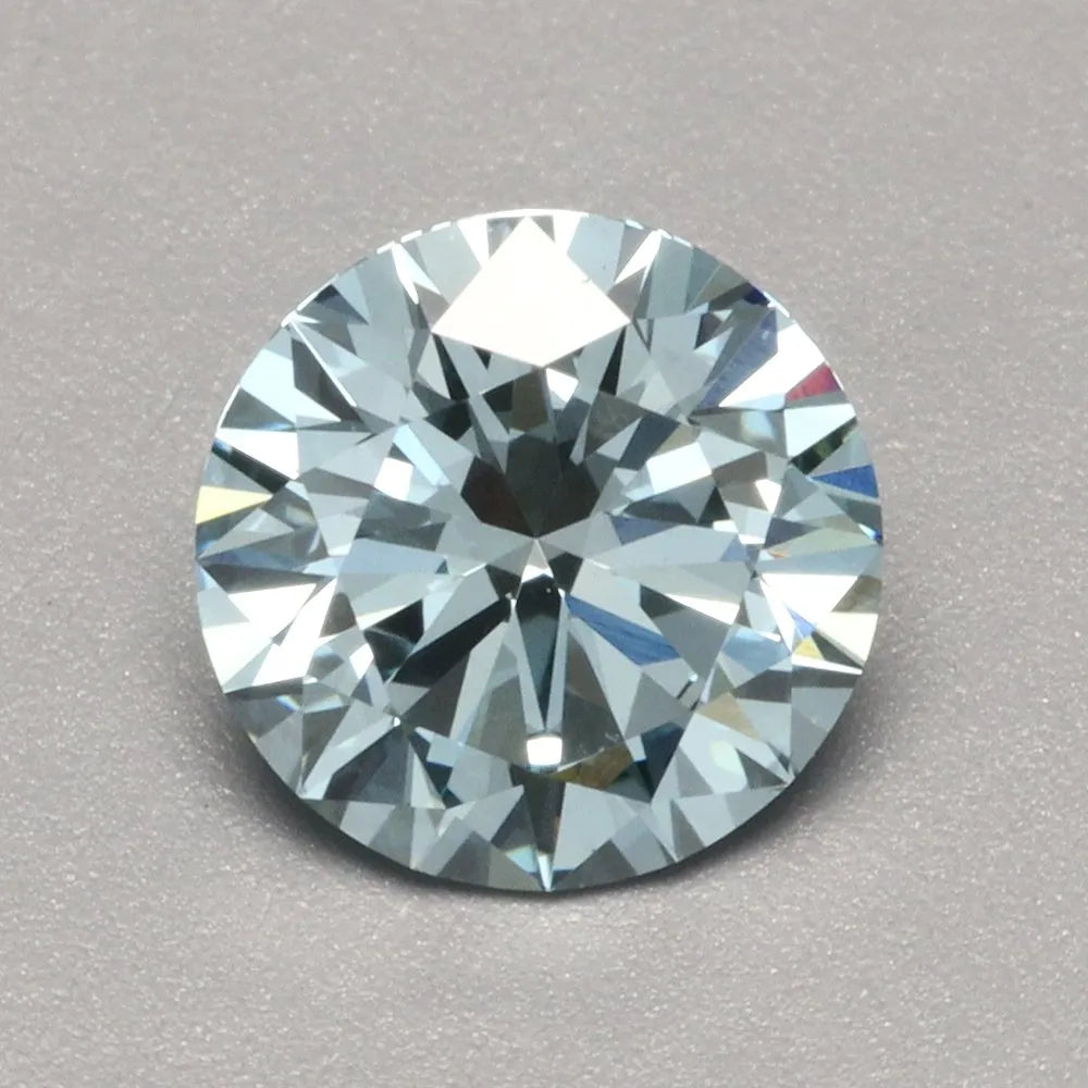 1.01ct Round Lab Grown Diamond (Colour Fancy Vivid Blue, Clarity VS1, Cut EX, IGI Certified)