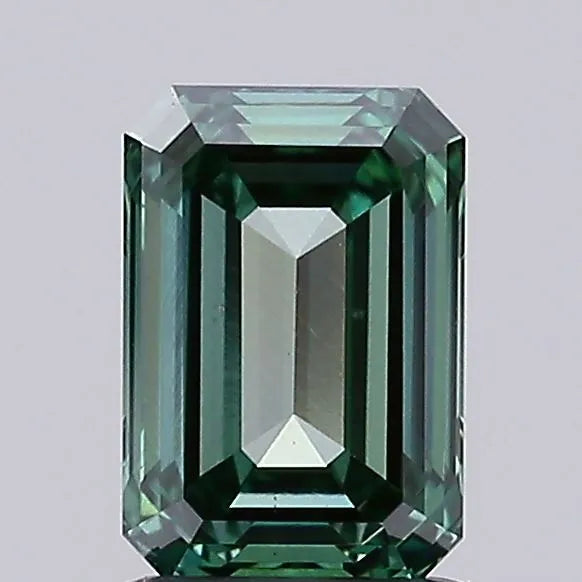 1.02ct Emerald Lab Grown Diamond (Colour Fancy Vivid Green, Clarity VS1, IGI Certified)