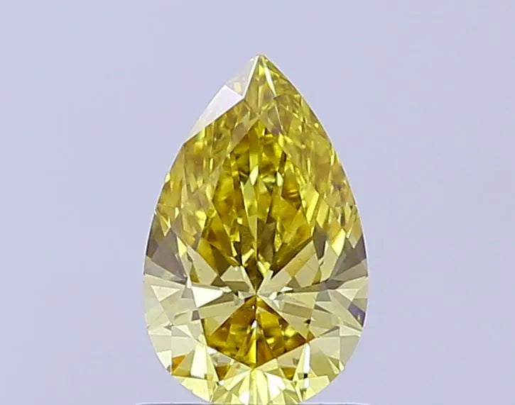 1.02ct Pear Lab Grown Diamond (Colour Fancy Intense Yellow, Clarity VS2, IGI Certified)