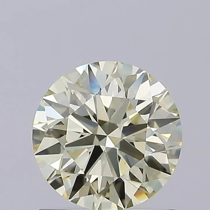 1.02ct Round Lab Grown Diamond (Colour Fancy Light Yellow, Clarity VS1, Cut ID, IGI Certified)