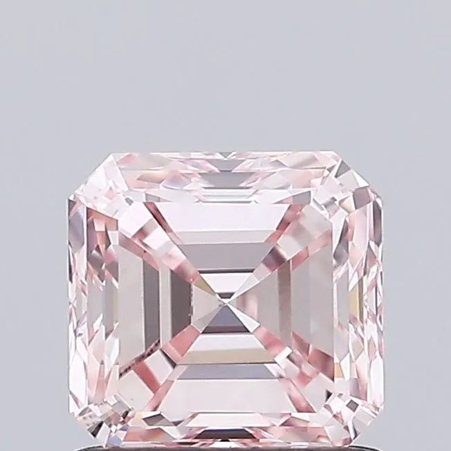 1.03ct Asscher Lab Grown Diamond (Colour Fancy Intense Pink, Clarity VVS2, IGI Certified)