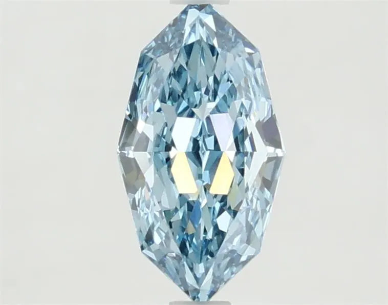 1.05ct Marquise Lab Grown Diamond (Colour Fancy Vivid Blue, Clarity VVS2, IGI Certified)