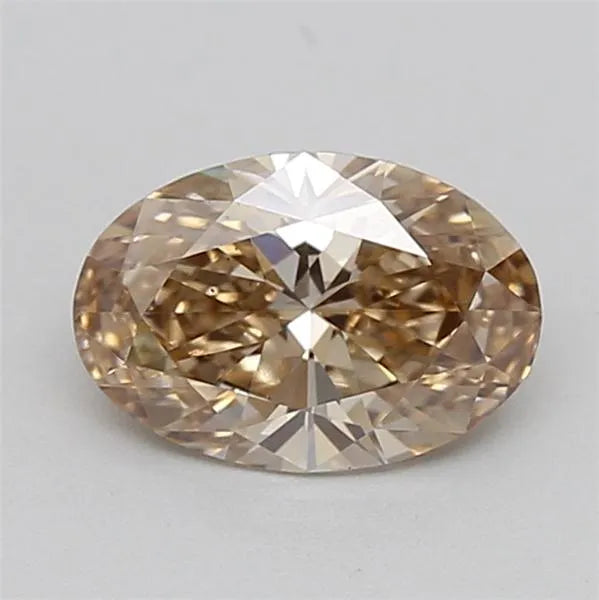 1.07ct Oval Lab Grown Diamond (Colour Fancy Brown, Clarity VS2, IGI Certified)