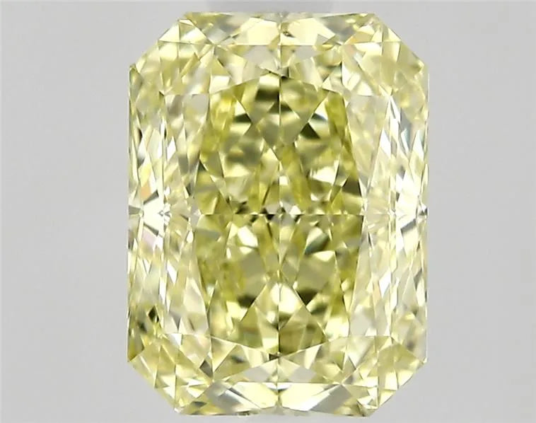 1.07ct Radiant Natural Diamond (Colour Fancy Light Yellow, Clarity IF, Cut EX, GIA Certified)