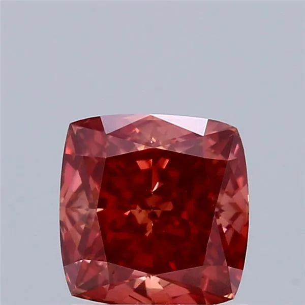 1.08ct Cushion modified Lab Grown Diamond (Colour Fancy Pinkish Brown, Clarity VVS2, IGI Certified)