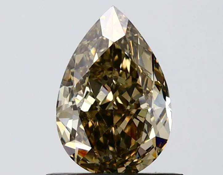 1.08ct Pear Lab Grown Diamond (Colour Fancy Light Gray, Clarity VS1, IGI Certified)