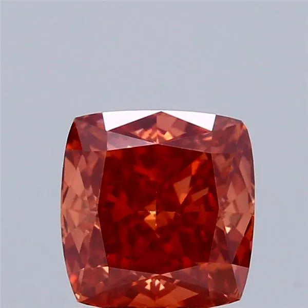 1.15ct Cushion modified Lab Grown Diamond (Colour Fancy Orangey Brown, Clarity VS1, IGI Certified)