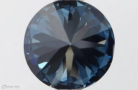 1.17ct Round Lab Grown Diamond (Colour Fancy Deep Blue, Clarity VVS1, Cut EX, IGI Certified)