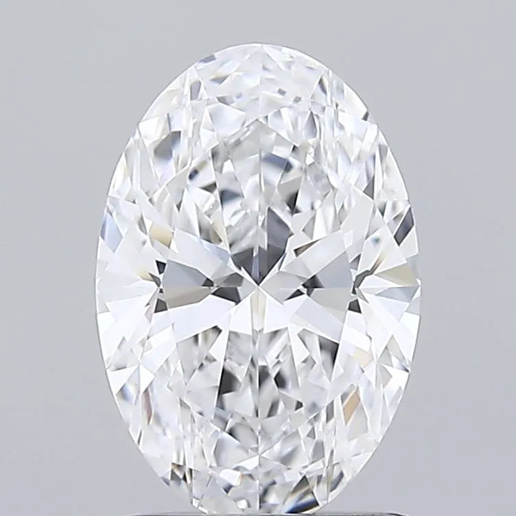 1.22ct Oval Lab Grown Diamond (Colour D, Clarity IF, Cut EX, IGI Certified)
