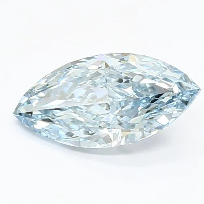 1.27ct Marquise Lab Grown Diamond (Colour Fancy Intense Blue, Clarity VS2, IGI Certified)