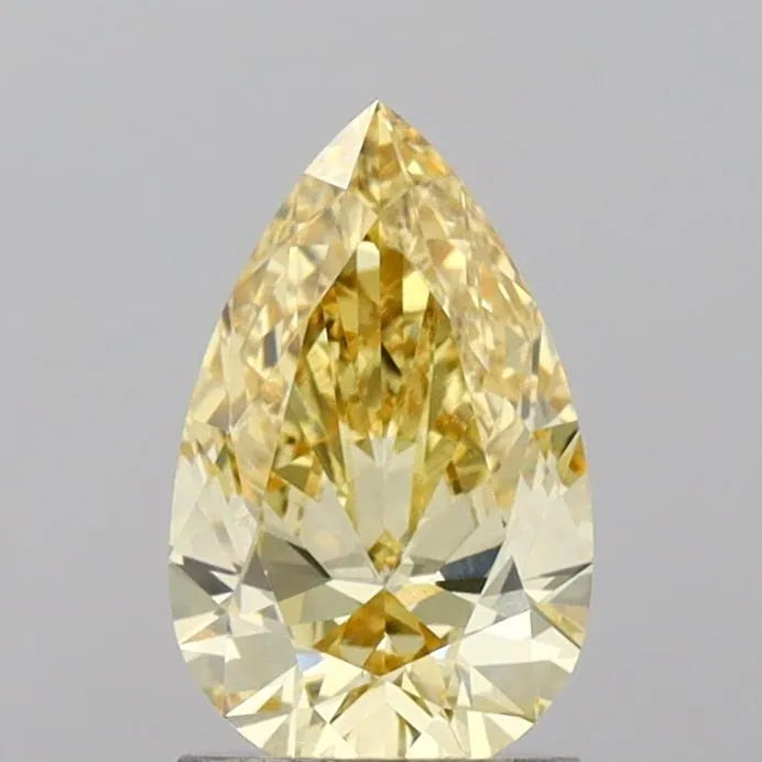 1.40ct Pear Lab Grown Diamond (Colour Fancy Intense Yellow, Clarity VS1, IGI Certified)